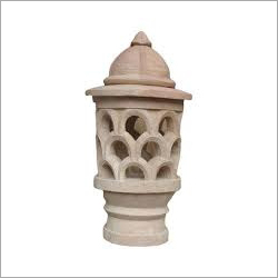 Sandstone Lamp And Post