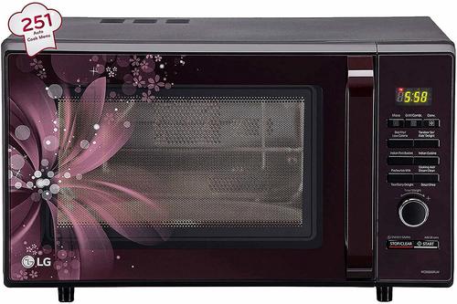 LG 28 L Convection Microwave Oven (MC2886BRUM, Black)