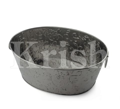 Beer Tub With Leaves Embossing