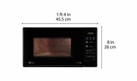 LG 20 L Grill Microwave Oven (MH2044DB, Black)