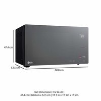 LG 42 L Solo Microwave Oven (MS4295DIS, Black)