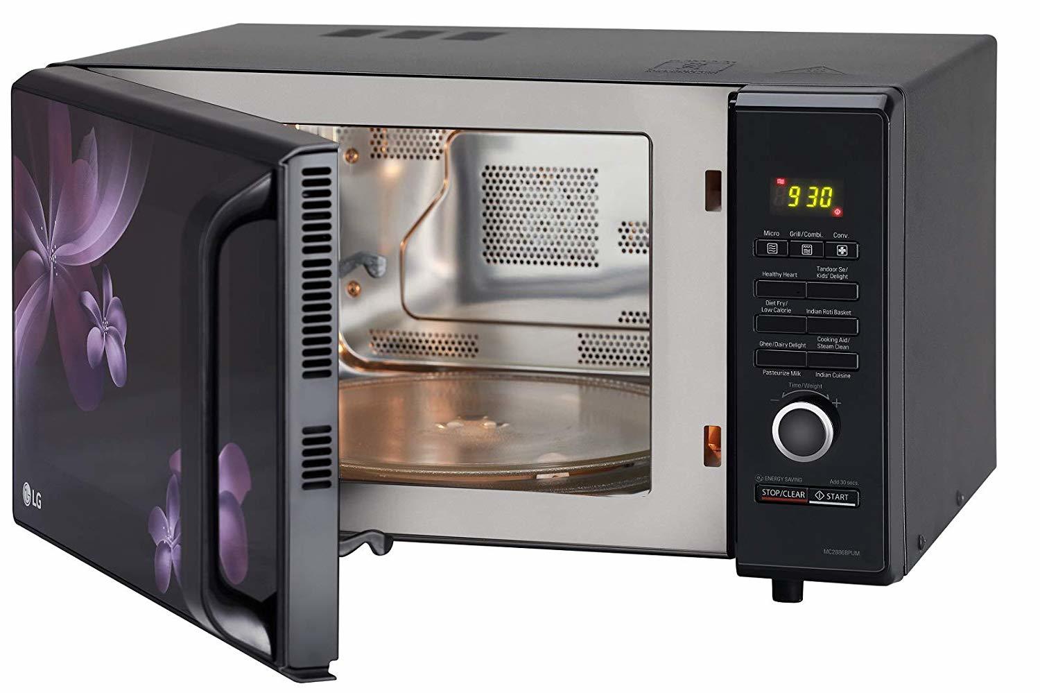 LG 28 L Convection Microwave Oven (MC2886BPUM, Black)