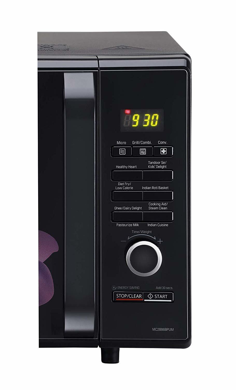 LG 28 L Convection Microwave Oven (MC2886BPUM, Black)