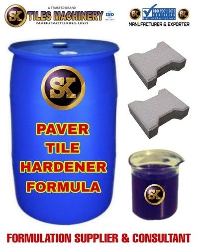 Paver Tile Hardener Formula Chemical Name: Silicone