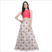 Red Lehenga Choli - Skin Friendly Fabric, Customized Size, Flared Hem Design | Lightweight, Washable, Sleeveless Ethnic Wear For All Seasons