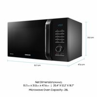 Samsung 28 L Convection Microwave Oven (MC28H5145VK/TL, Black)