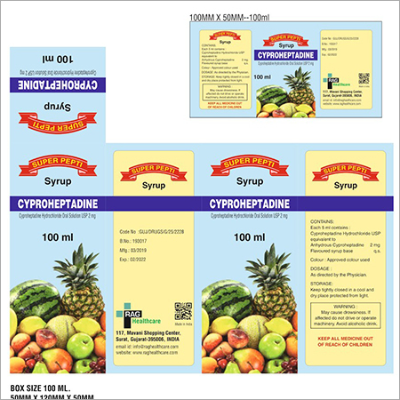 Cyproheptadine Age Group: For Children