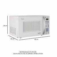 Whirlpool 20 L Solo Microwave Oven (Magicook 20SW, White)