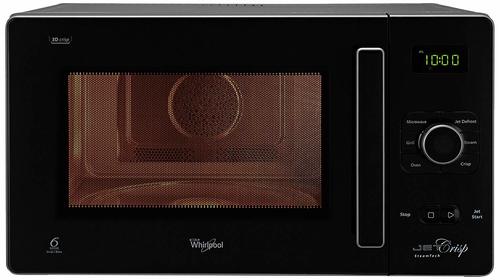 Whirlpool 25 L Convection Microwave Oven (25L CRISP STEAM CONV. MW OVEN-MS, Black)