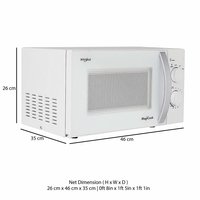 Whirlpool 20 L Solo Microwave Oven (Magicook Classic-Knob, White)