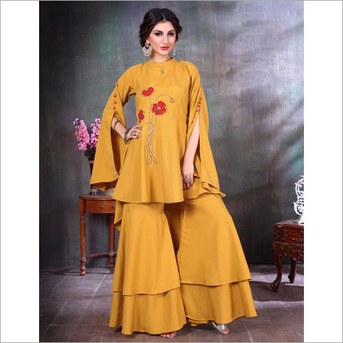 Cool Dry Designer Sharara Suit at Best Price in Delhi | Shree Jee Sarees