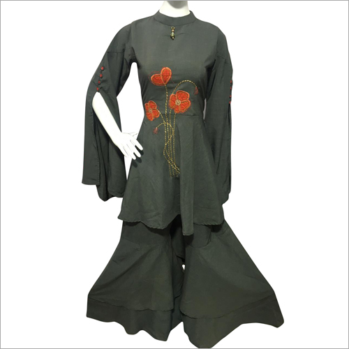 Cool Dry Fancy Sharara Suit