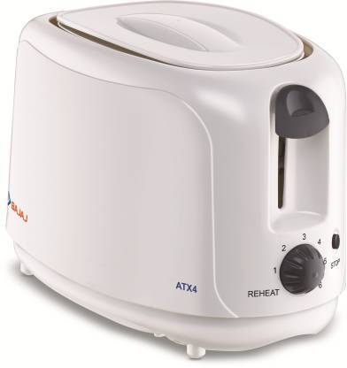 Bajaj ATX 4 750 W Pop Up Toaster  (White)