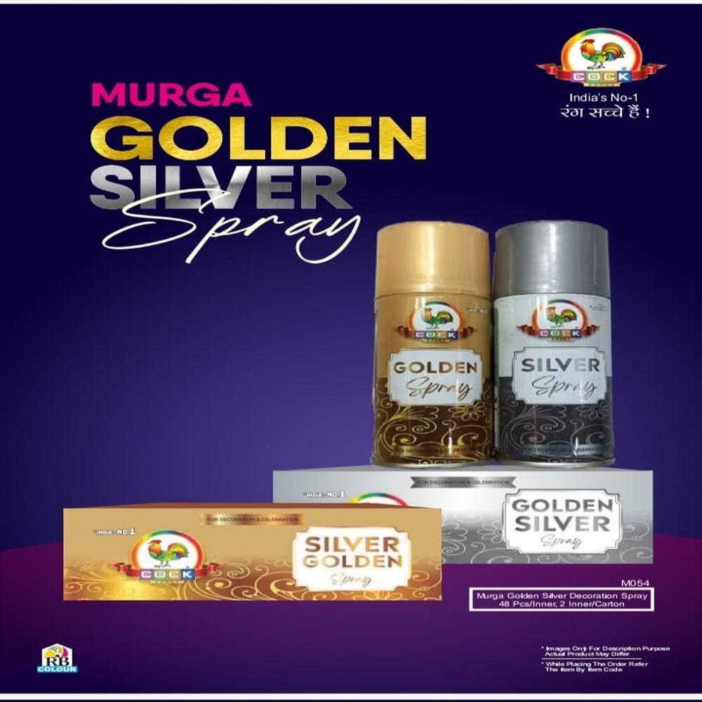 Murga Silver golden Decoration Spray