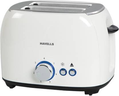 Havells Crust 800 W Pop Up Toaster (White By MATRIX INNOVATIVE SERVICES INDIA PRIVATE LIMITED