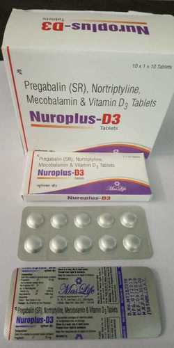 Pregabalin  (SR), Nortriptyline Methylcobalamin & Vitamin D3 Tablets