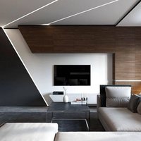 Designer Tv Unit - Wood, Glass, 60x40x18 In, Brown | Features 2-3 Adjustable Shelves, Easy Assembly, Ideal For Living Room Media Storage