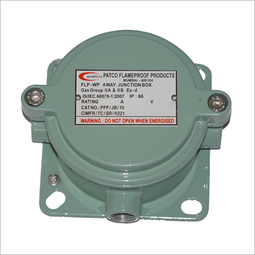 Flameproof Junction Box 100 Mm 1/2/3/4 Way - Color: Grey / Silver (Standard)
