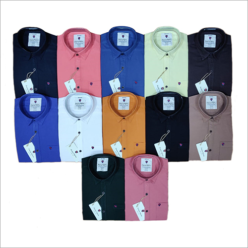 Available In Multicolor Mens Cotton Shirt