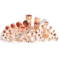 Copper Pipe Fittings - Copper, Customized Sizes, Elbow, Tee, Adapter Types, Astm B110 Standard | Suitable For Plumbing, Hvac, Industrial Use, 150 Psi Rating