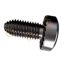 Serranation Pan Head Machine Screw
