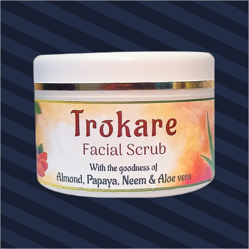 Safe To Use 100Gm Trokare Facial Scrub