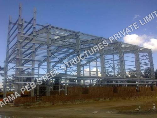 Pre Engineered Structure - Steel, 100 Feet Height | Modular Design, Hot Rolled, Galvanized Finish, High Tensile Strength