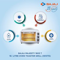 Bajaj Majesty 1603 T 16-Litre Oven Toaster Grill (White)