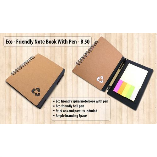 Eco Friendly Notebook with Pen