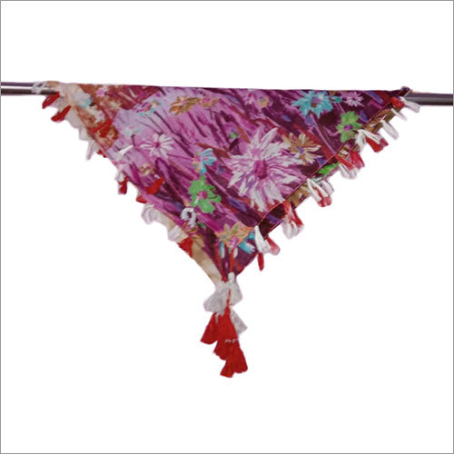 16 Colours Are Available Ladies 40 X 40 Inches Printed Designer Poly Cotton Scarves