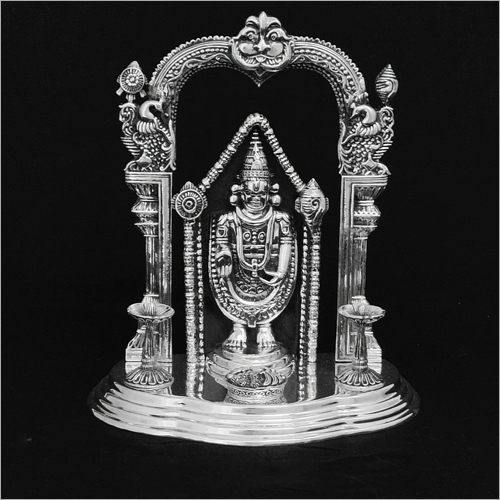 Tirupati Balaji Silver Statue Size: 1-24 Inch