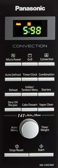 Panasonic 27 L Convection Microwave Oven (NN-CD674MFDG, Sliver) (Silver)
