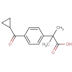 4-(Cyclopropyl carbonyl)-alpha,alpha-dimethyl phenyl acetic acid