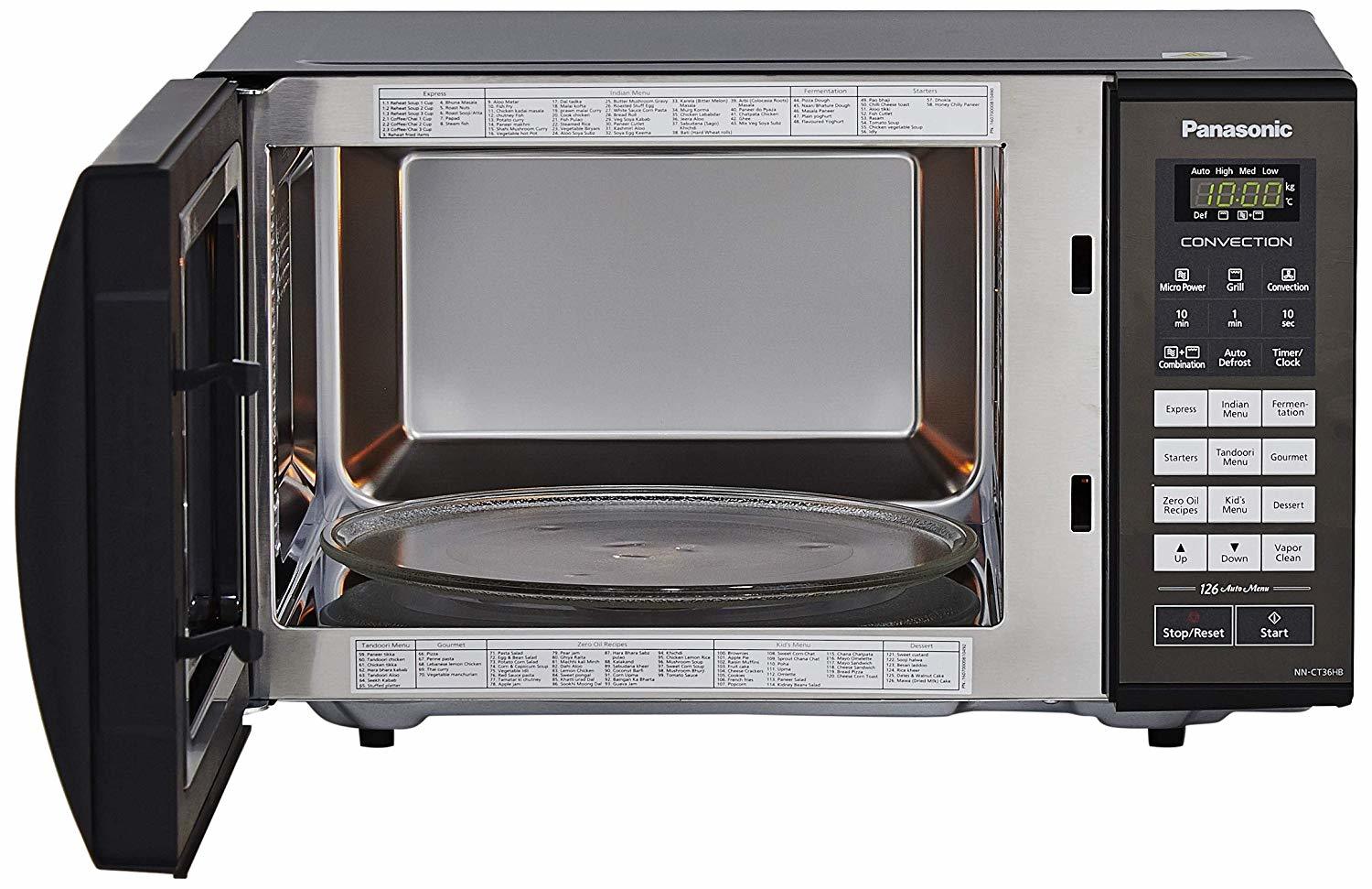 Panasonic 23 L Convection Microwave Oven (NN-CT36HBFDG, Black)