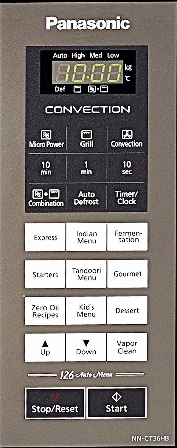 Panasonic 23 L Convection Microwave Oven (NN-CT36HBFDG, Black)