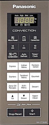 Panasonic 23 L Convection Microwave Oven (NN-CT36HBFDG, Black)