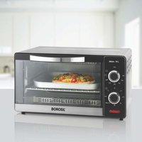 Borosil Prima 10 L OTG, with 3 Cooking Modes, 1000 W, Silver