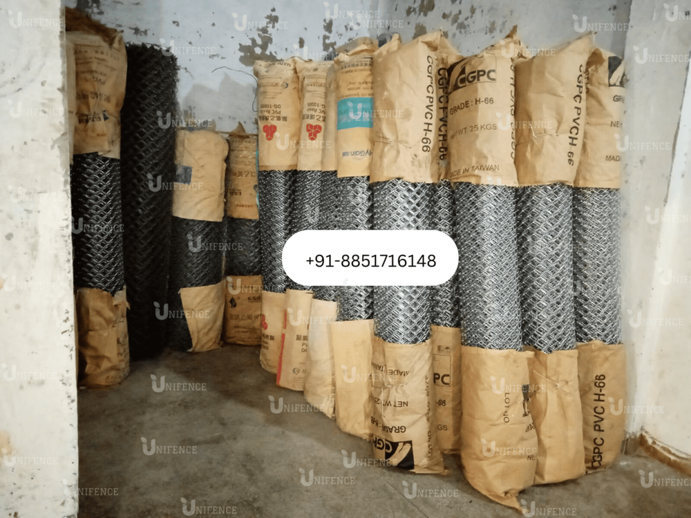 Hot Dipped Galvanized Chain Link Fence For Security