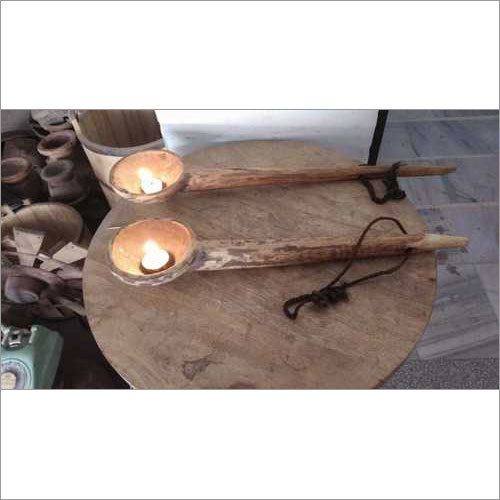 Wood Wooden Candle Holder