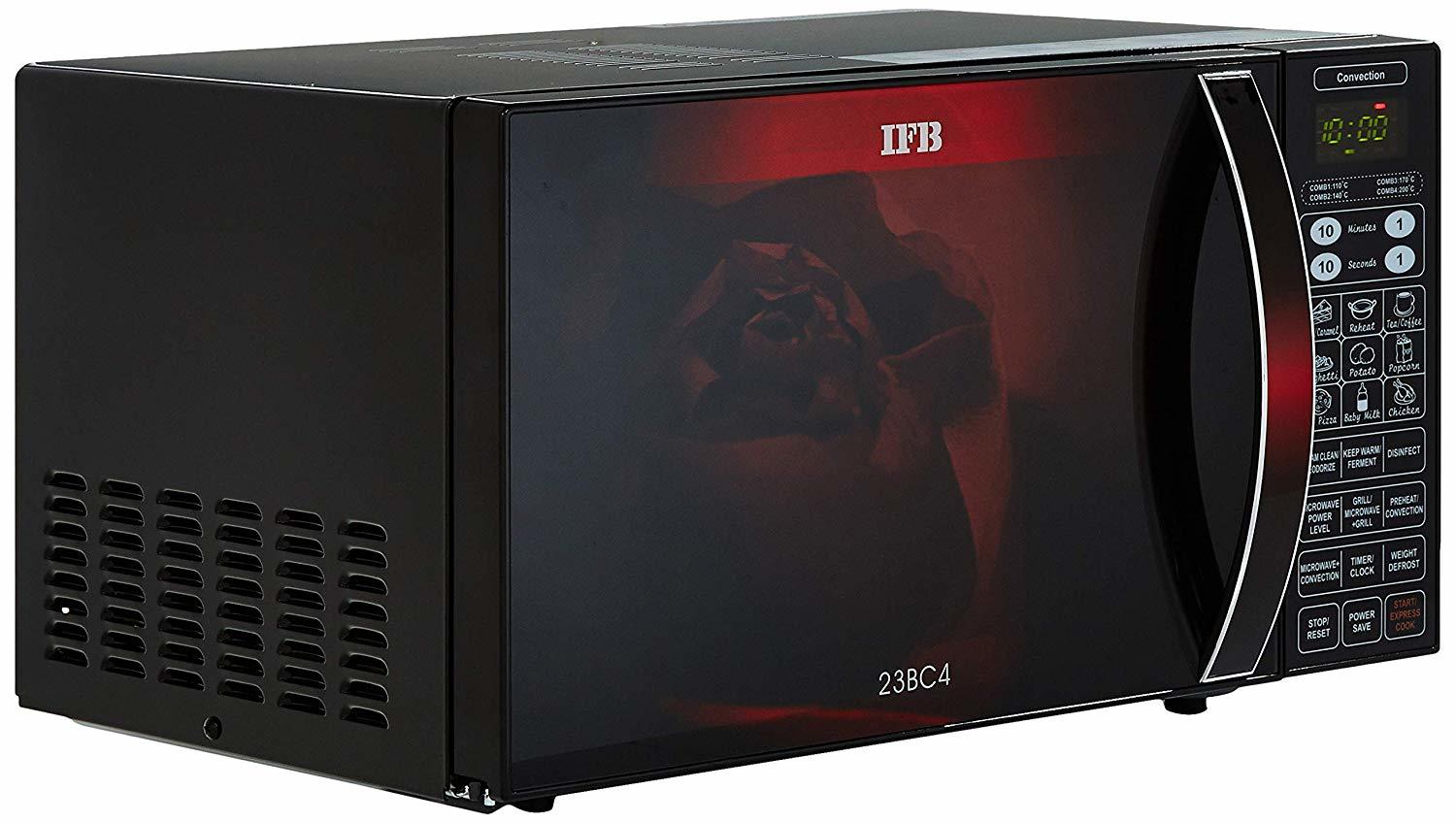 IFB 23 L Convection Microwave Oven (23BC4, Black+Floral Design)