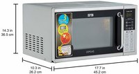 IFB 20 L Grill Microwave Oven (20PG4S, Black/ Silver)