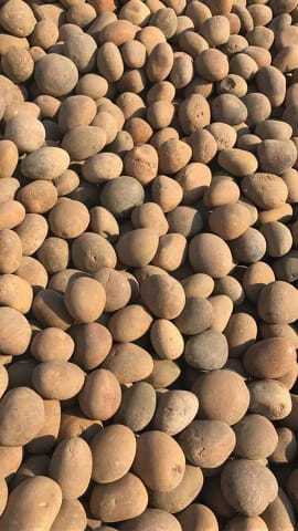 Granite polished pebble / granite hardness stone media