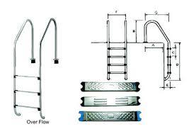 Stainless Steel Swimming Pool Ss Ladder