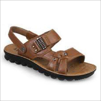 Mens Brown PU Sandals