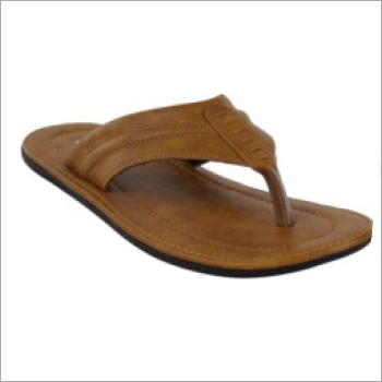 Mens Comfortable PU Slippers