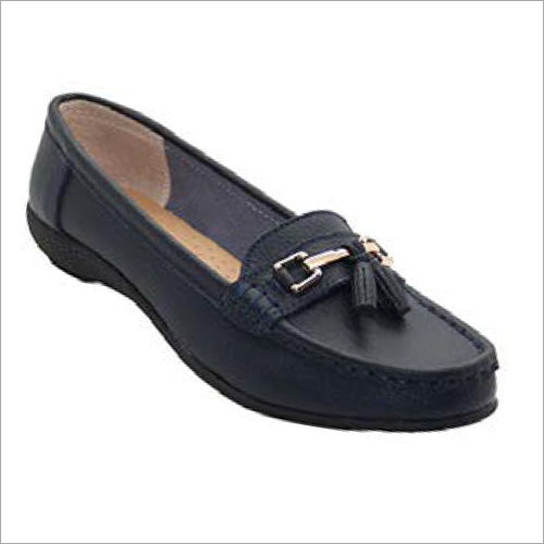 Ladies Black Loafers