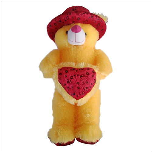Soft Standing Love Teddy With Heart