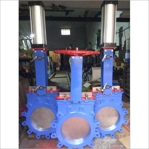 Pneumatic Cylinders Operated Knife Gate Valve