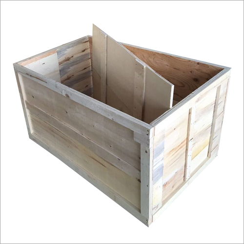 White Wooden Shipping Crate Box