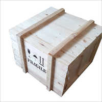 White Industrial Wooden Box